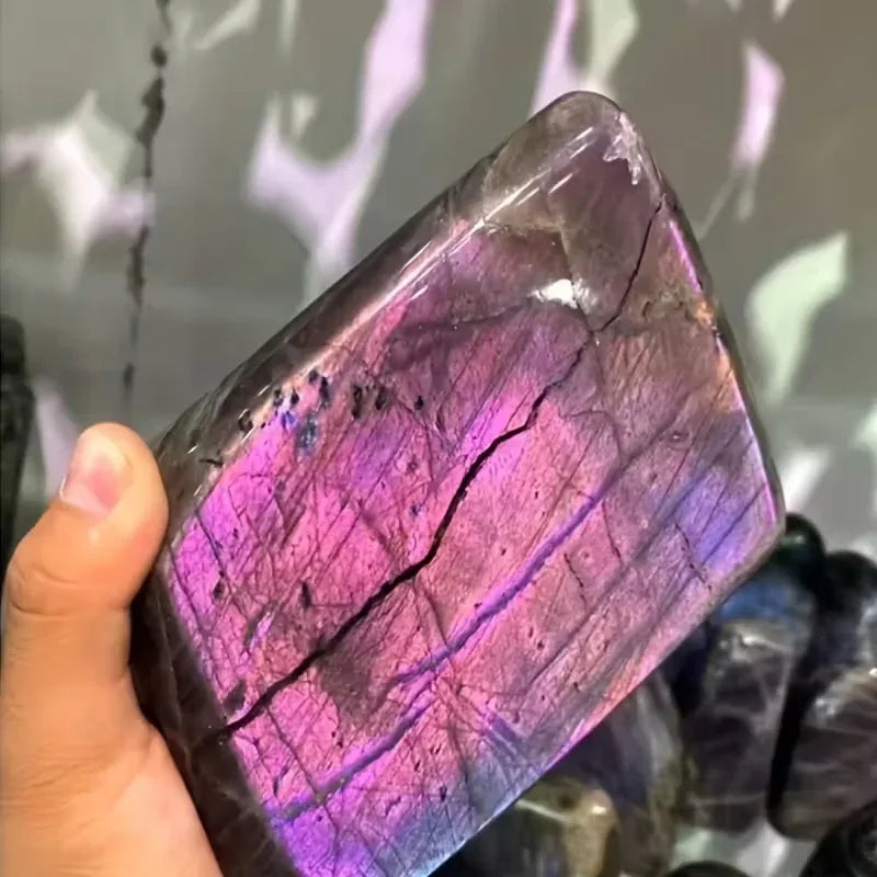 Flashy Labradorite Freeform Ornament - CrystalHola