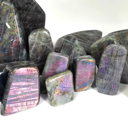 Flashy Labradorite Freeform Ornament - CrystalHola