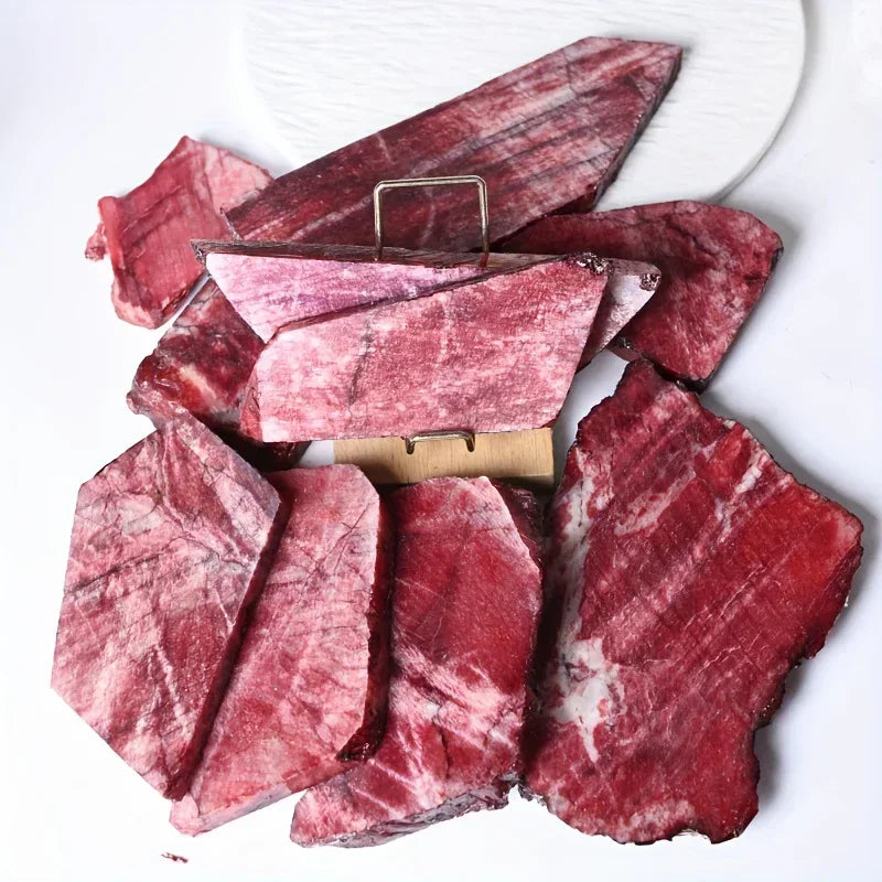 Red Moonstone Slab - CrystalHola