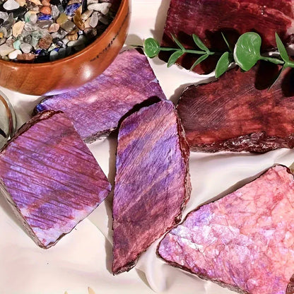 Red Moonstone Slab - CrystalHola