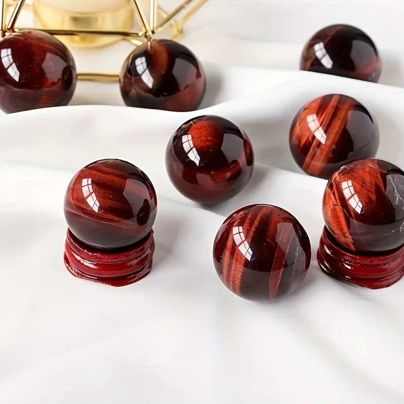 Red Tiger Eye Sphere - CrystalHola