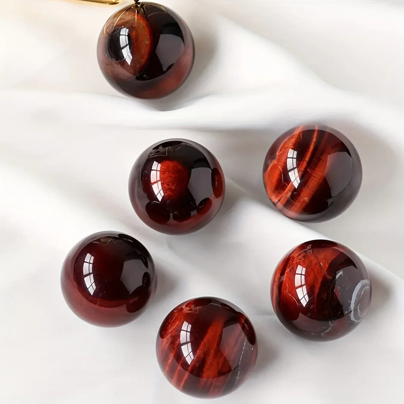 Red Tiger Eye Sphere - CrystalHola