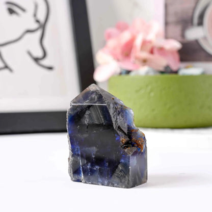 Red Rose Mineral Tower - CrystalHola