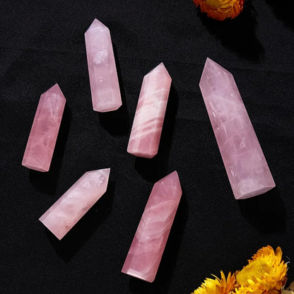Rose Quartz Tower - CrystalHola