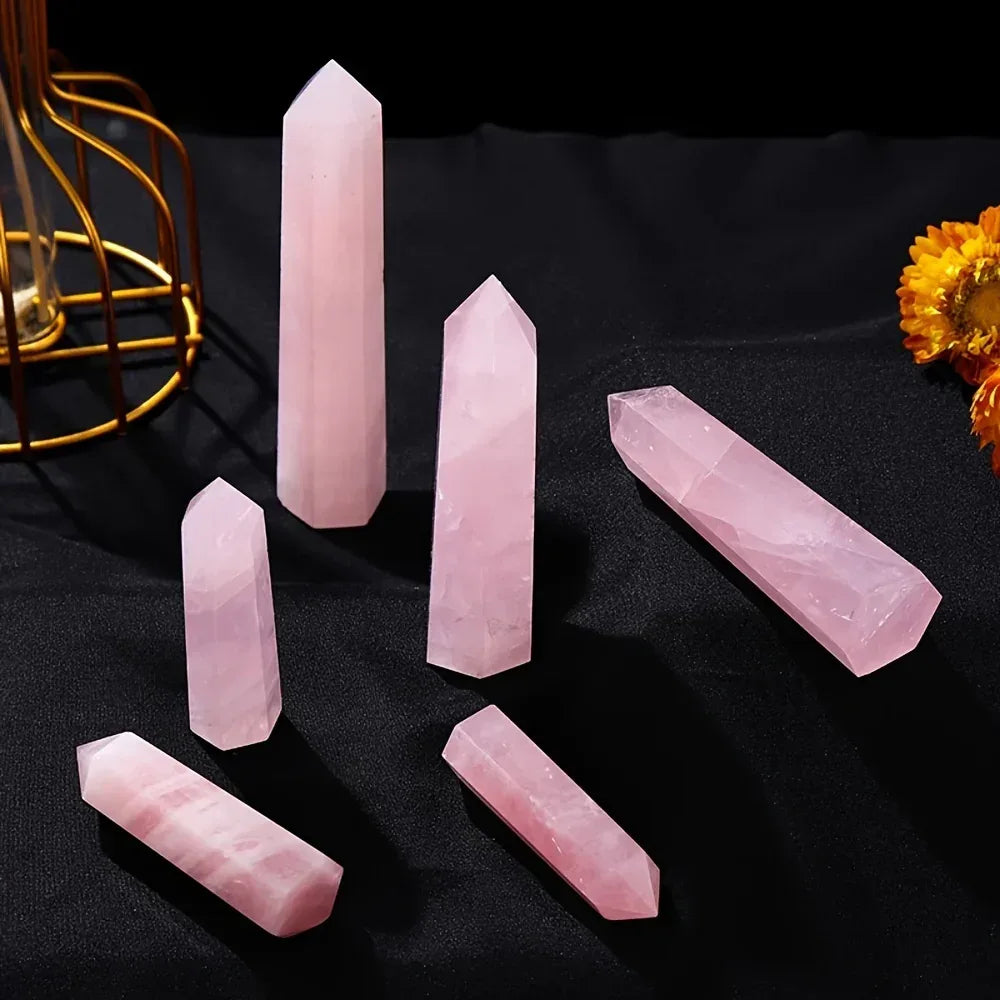 Rose Quartz Tower - CrystalHola