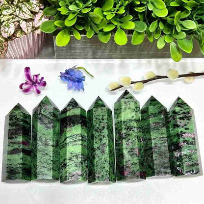 Ruby_in_Zoisite_TowerCrystalHola_2 - CrystalHola