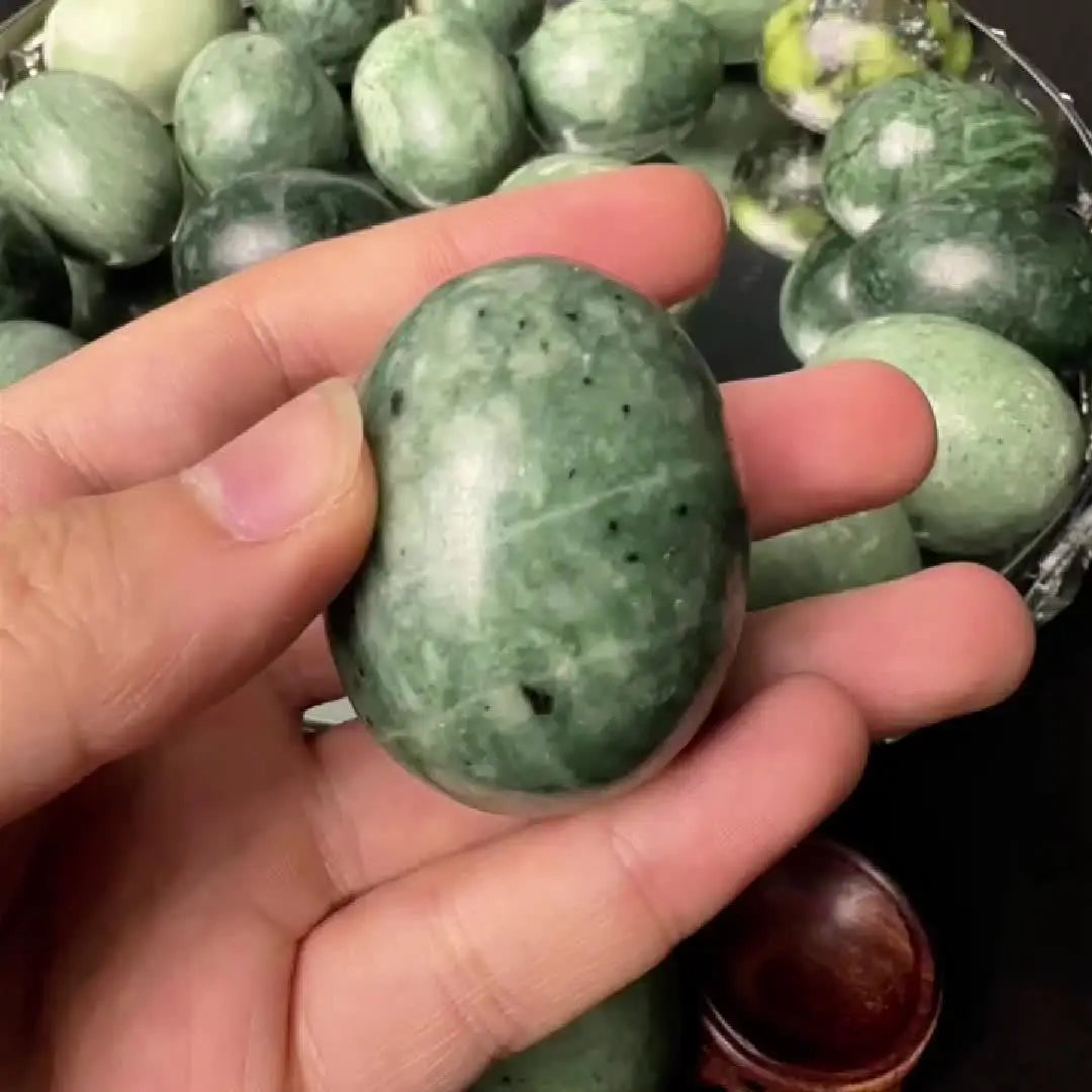 Natural Serpentine Jade Egg