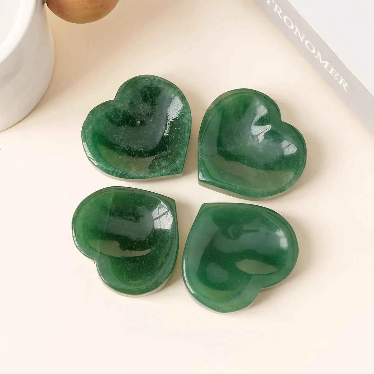 Green Aventurine  Crystal Heart Bowl |Wholesale CrystalHola