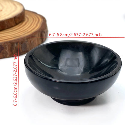 Natural Obsidian Bowl - CrystalHola