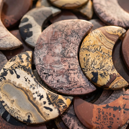 Natural Picture Stone Moon