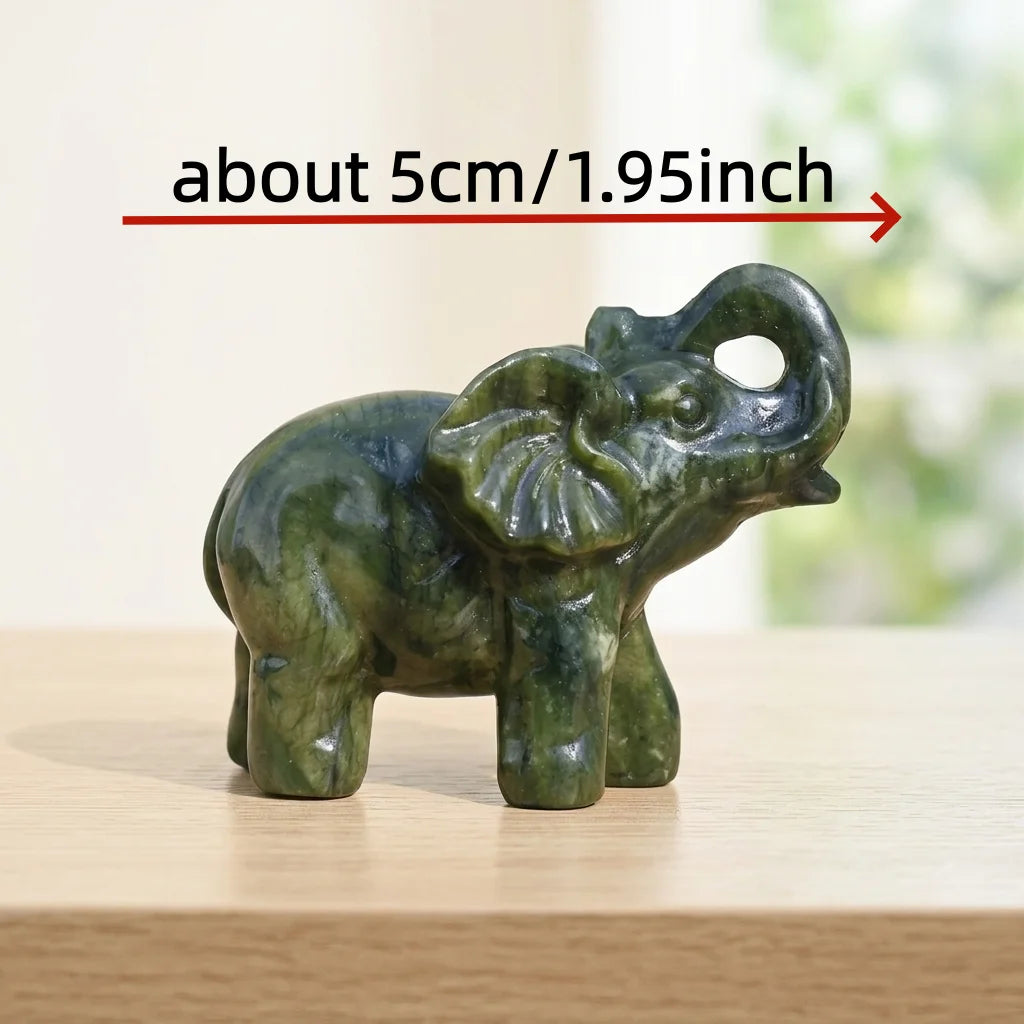 Xiuyan Stone Elephant   for Home and Office Decor