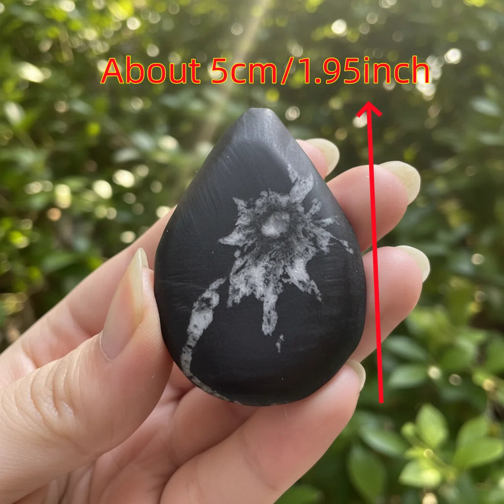 Natural Chrysanthemum Stone Teardrop