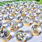 2-2.5cm Small Clear Quartz  Sphere Rainbow|CrystalHola