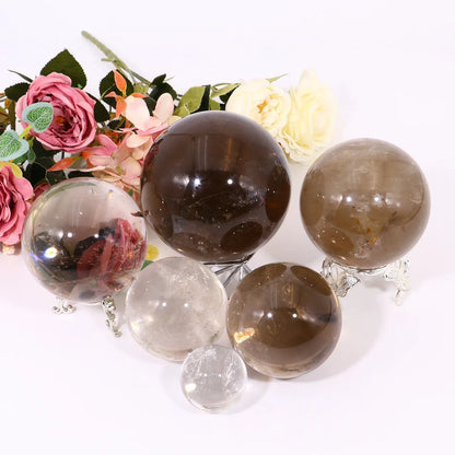 Smoky Quartz Sphere - CrystalHola