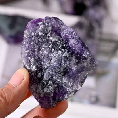 Three Color Fluortie Mineral - CrystalHola