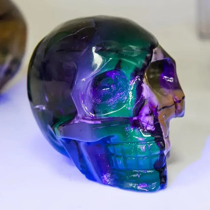 Volcanic Agate Skull - CrystalHola