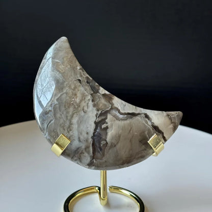 Volcano Agate Moon - CrystalHola