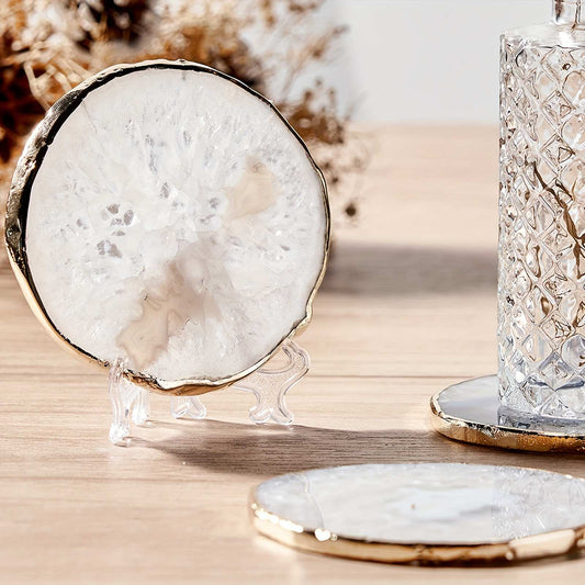Wholesale Agate Coaster Geode  |CrystalHola