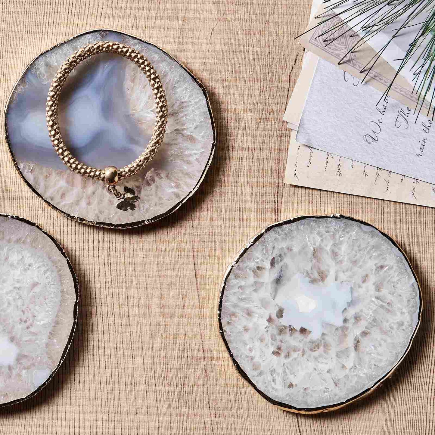 Wholesale Agate Coaster Geode  |CrystalHola