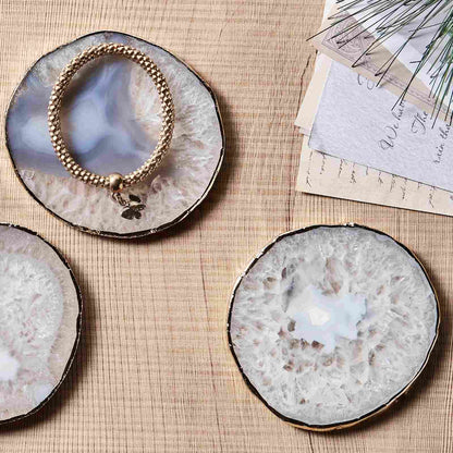 Wholesale Agate Coaster Geode  |CrystalHola