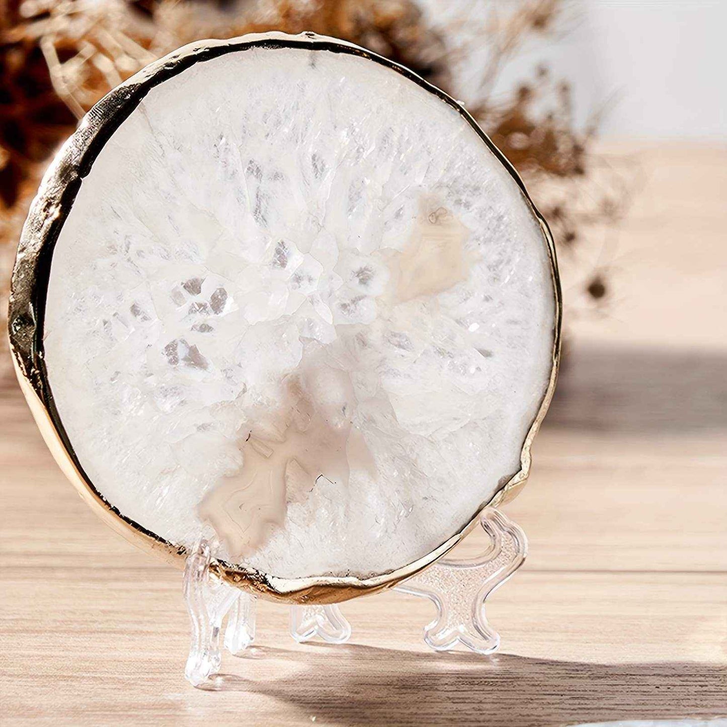 Wholesale Agate Coaster Geode  |CrystalHola