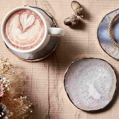 Wholesale Agate Coaster Geode  |CrystalHola