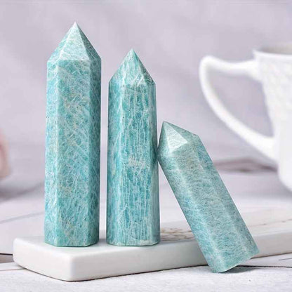 Wholesale Bulk Amazonite Tower  |CrystalHola