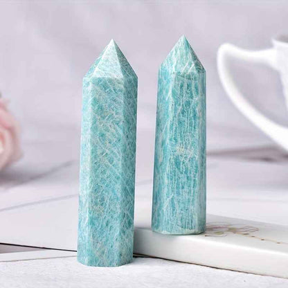 Wholesale Bulk Amazonite Tower  |CrystalHola