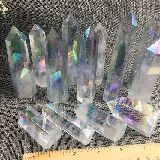 Wholesale Bulk Aura Clear  Quartz Point |CrystalHola