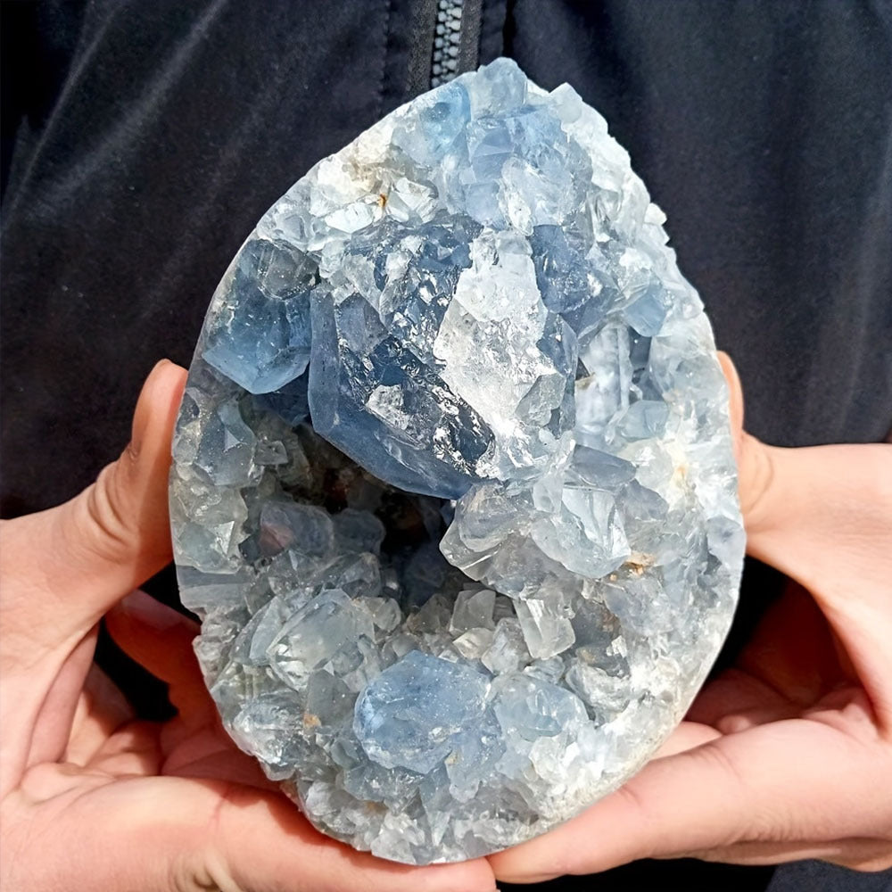 Wholesale Bulk Blue Celestite Cluster Geode|CrystalHola