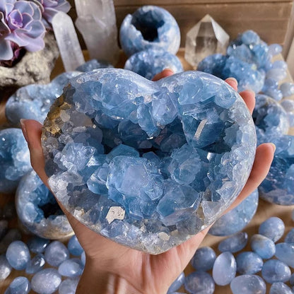 Wholesale Bulk Blue Celestite Cluster Geode|CrystalHola