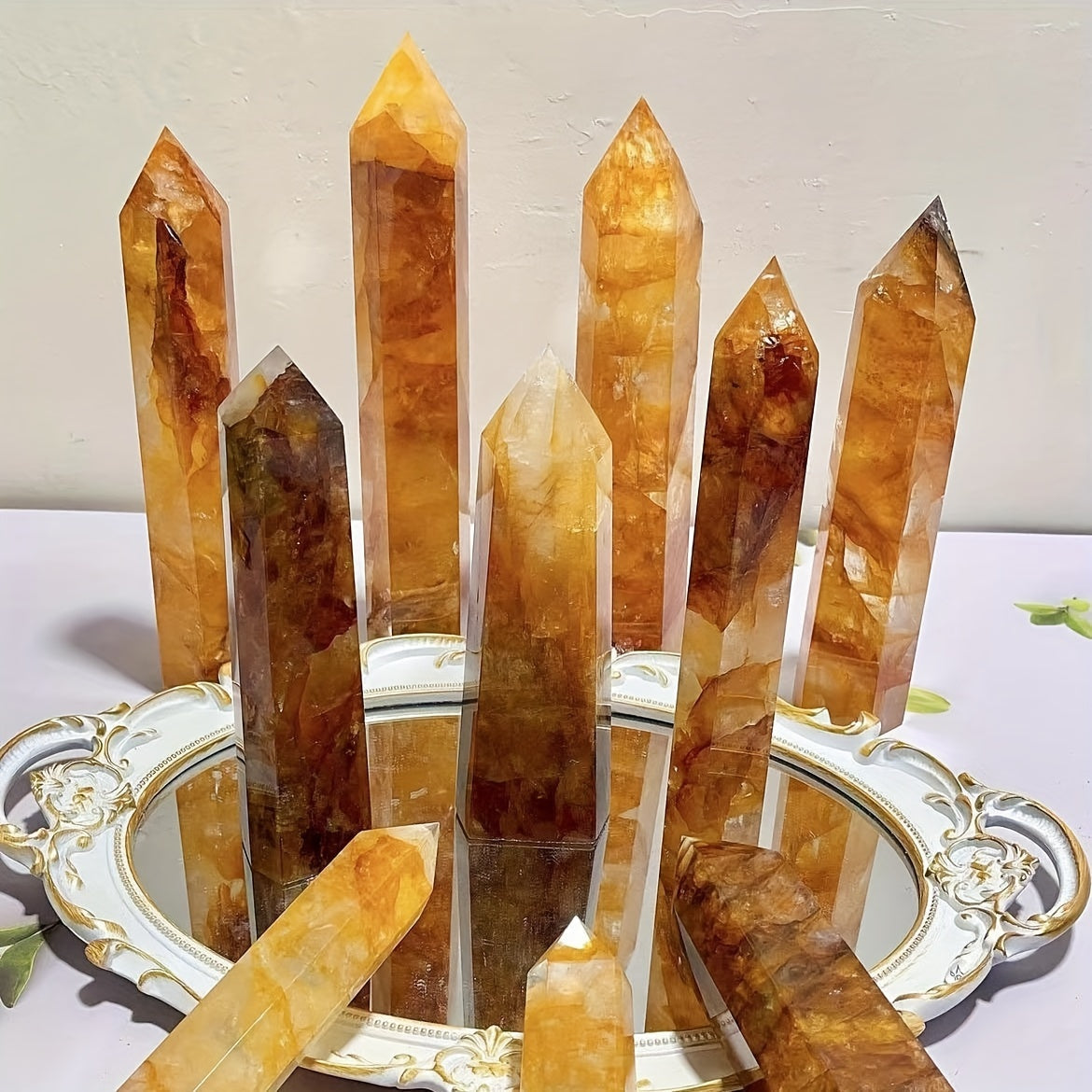 Wholesale Bulk Golden Healer Quartz Tower|CrystalHola