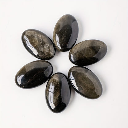 Wholesale Bulk Golden Obsidian  Palm Stone|CrystalHola