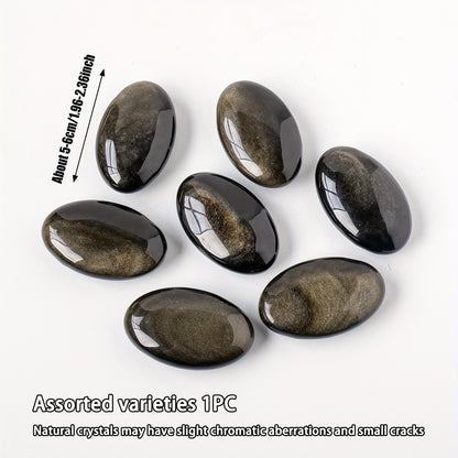 Wholesale Bulk Golden Obsidian  Palm Stone|CrystalHola