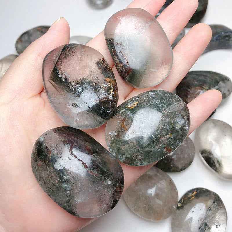 Wholesale Bulk  Green Phantom Palm Stone |CrystalHola