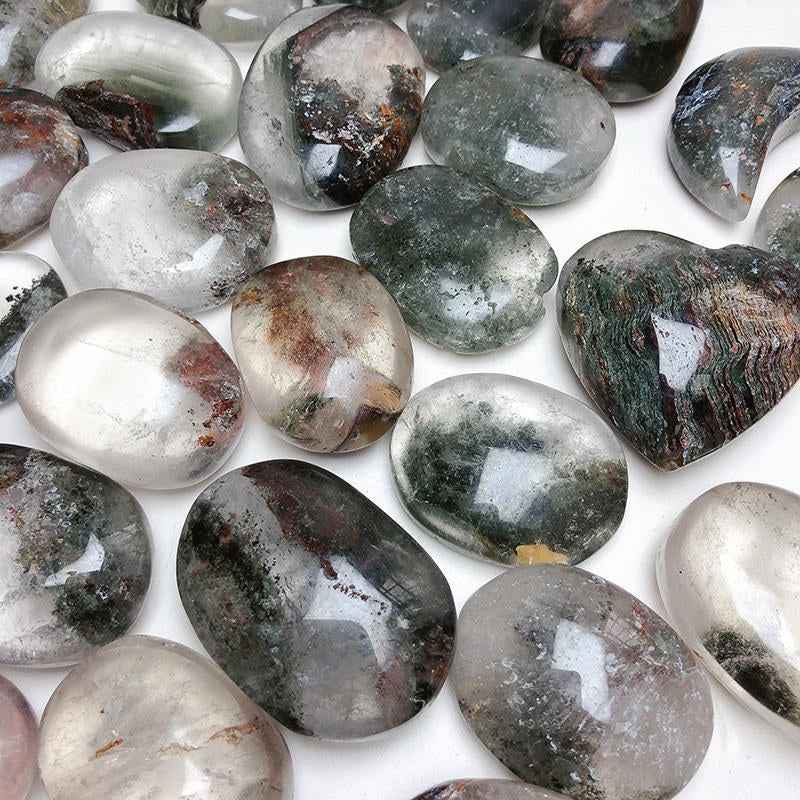 Wholesale Bulk  Green Phantom Palm Stone |CrystalHola