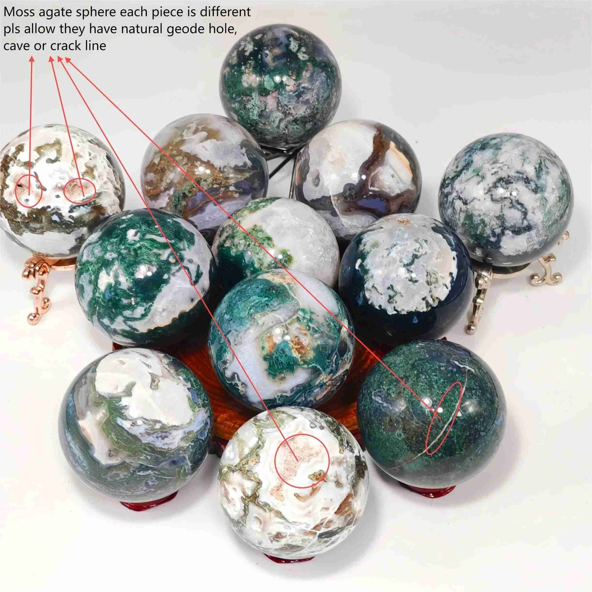 WholesaleBulkMossAgateSphere_6 - CrystalHola