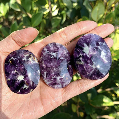 Wholesale BulkPurple MIca Palm Stone|CrystalHola