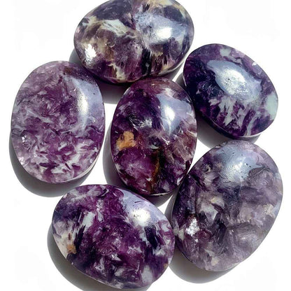 Wholesale BulkPurple MIca Palm Stone|CrystalHola