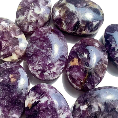 Wholesale BulkPurple MIca Palm Stone|CrystalHola