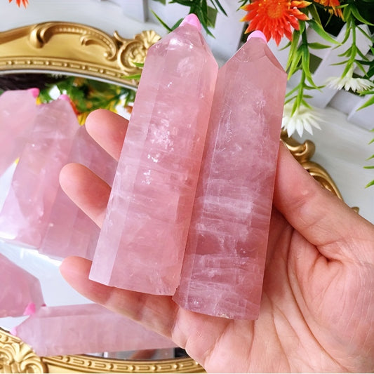 Wholesale Bulk Rose Quartz Tower|CrystalHola