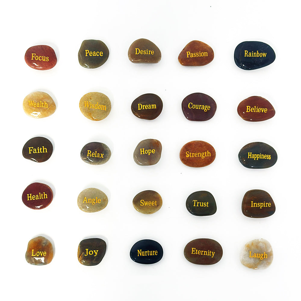 Wholesale Set Inspirational Stones for Engraving|CrystalHola