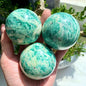 Wholesale Qinghai Green Jade Sphere|CrystalHola