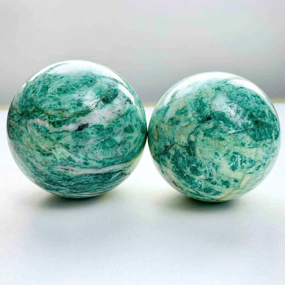 Wholesale Qinghai Green Jade Sphere|CrystalHola