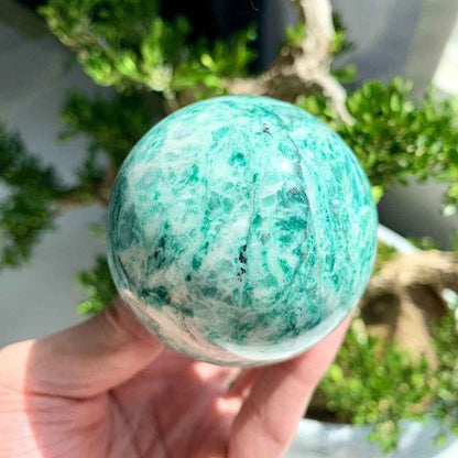 Wholesale Qinghai Green Jade Sphere|CrystalHola