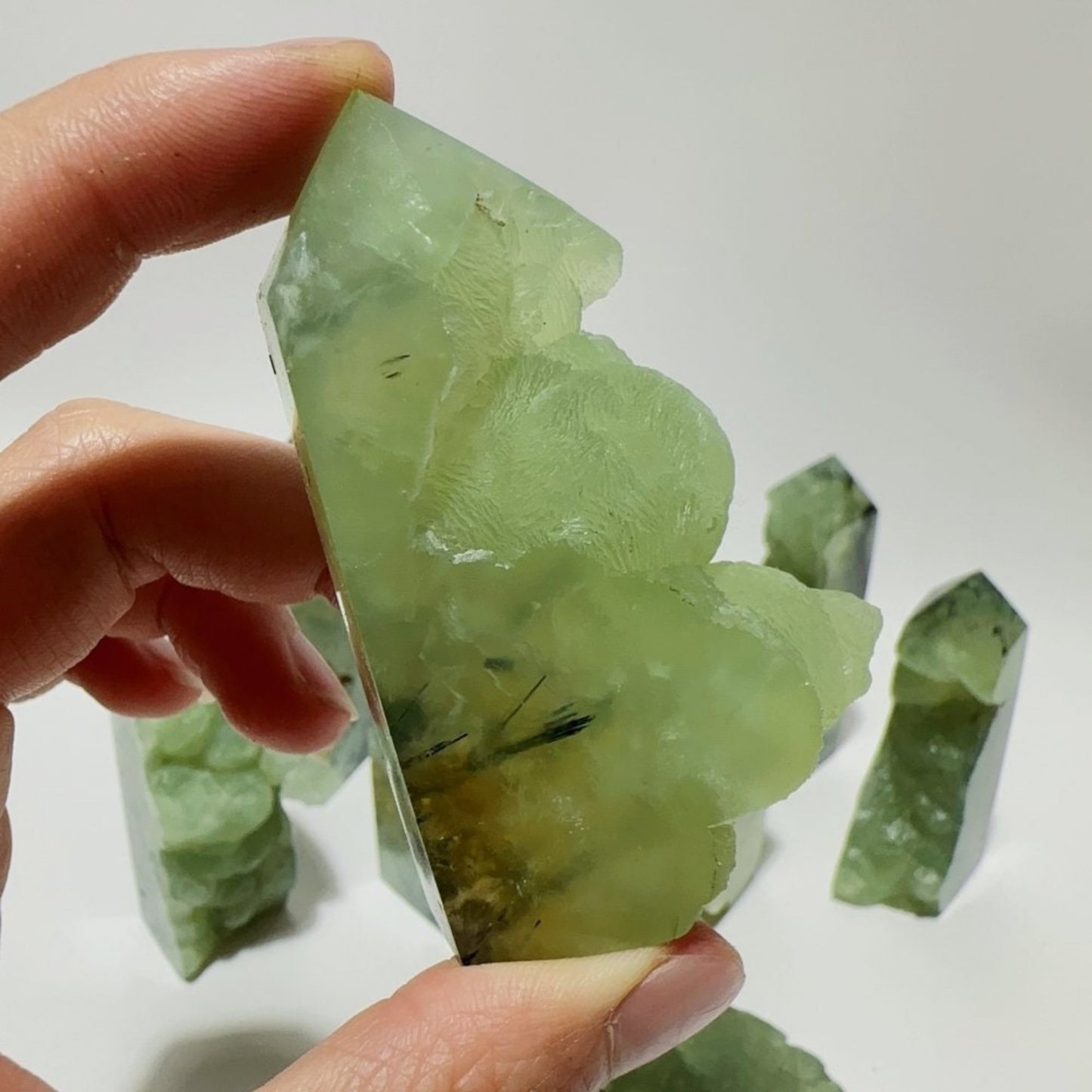 Wholesale Bulk Prehnite Mineral Tower |CrystalHola