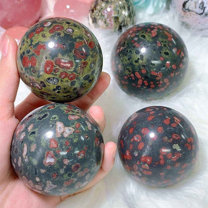 Wholesalelum Blossom Jasper Sphere |CrystalHola