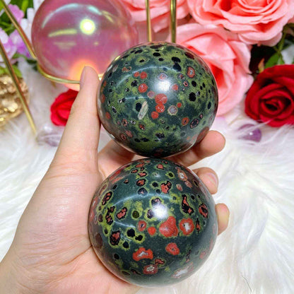 Wholesalelum Blossom Jasper Sphere |CrystalHola