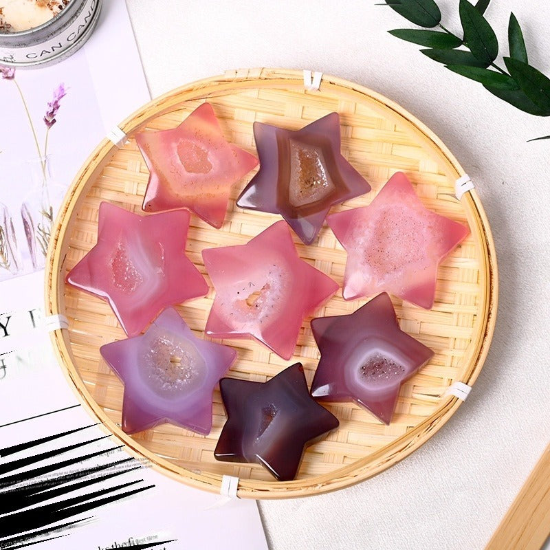 Agate Geode Star for Gifts