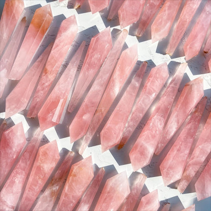 Rose Quartz Wand for Decor